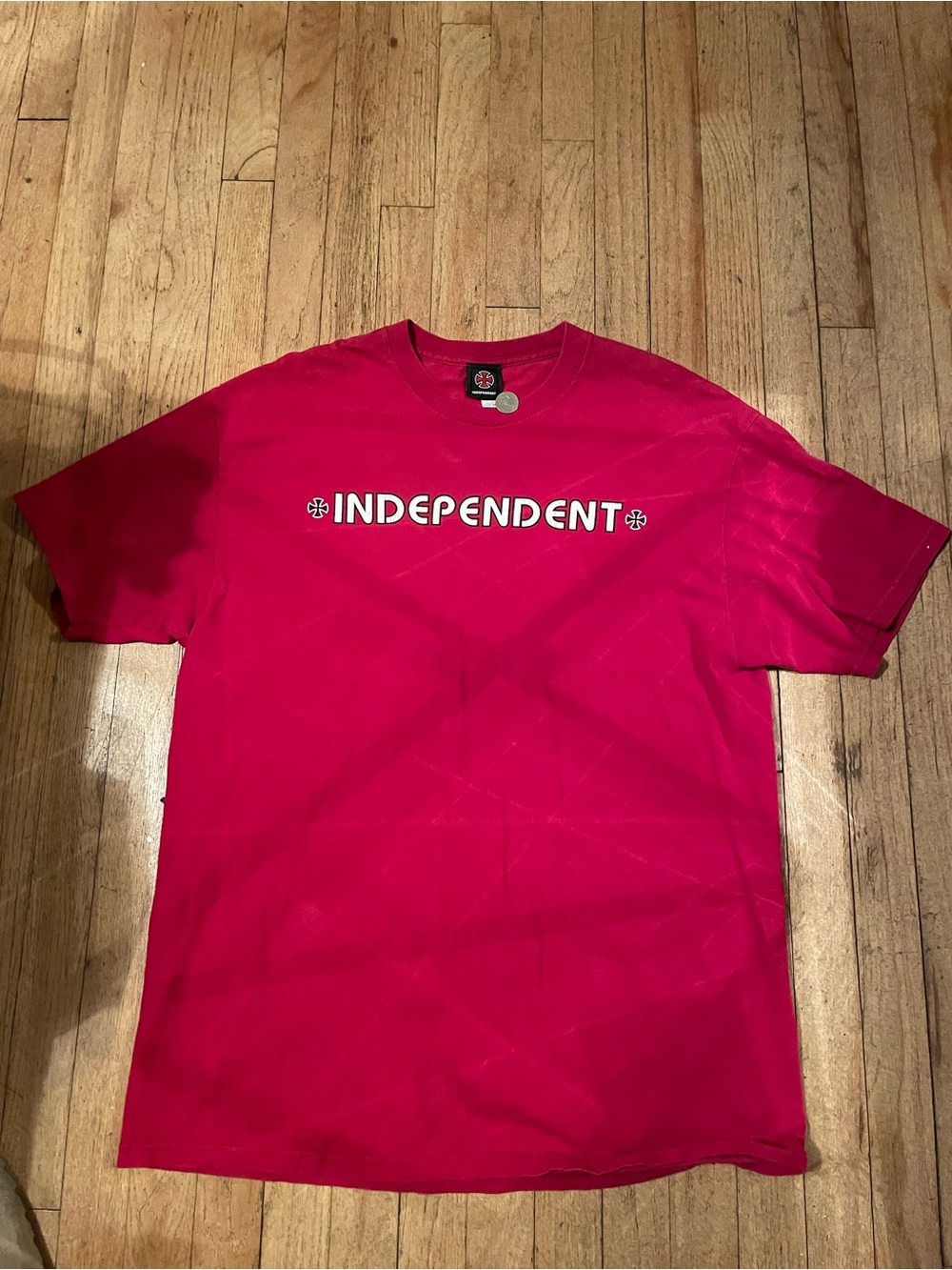 Men’s Logo T‑Shirt in Bright Red